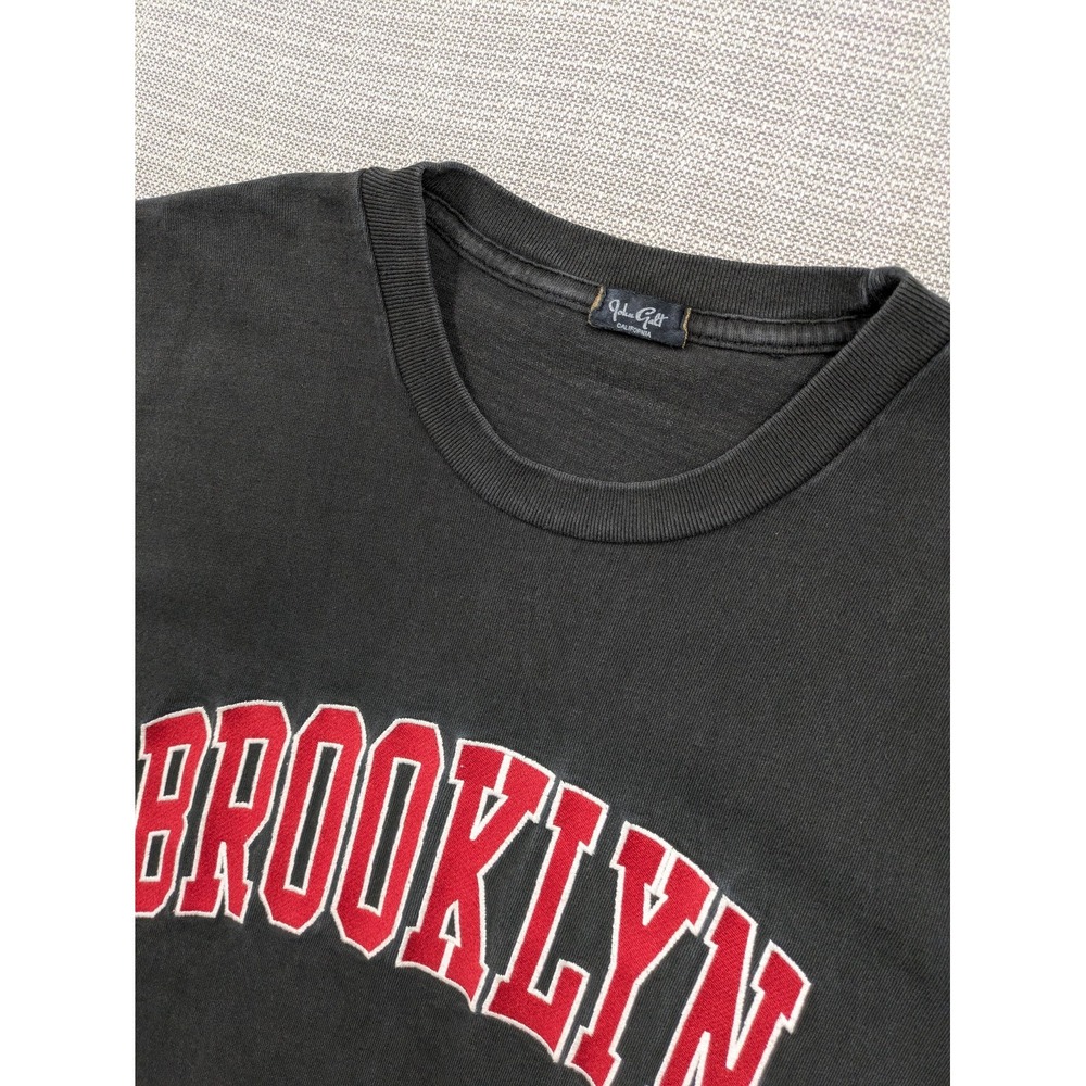 John Galt Shirt Womens XL Black Brooklyn Graphic Crew Neck Short Sleeve Tee Top